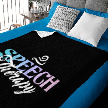 Discover Speech Therapy SLP Speech Language Pathologist Baby Blankets