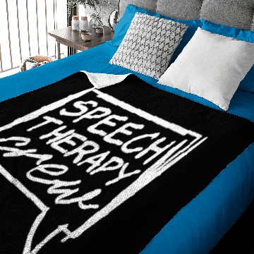 Discover Speech Therapy SLP Speech Language Pathologist Baby Blankets