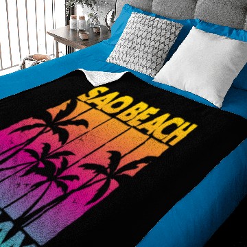 Discover São Beach Vietnam Baby Blankets