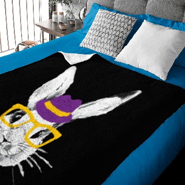 Discover cute bunny easter Baby Blankets