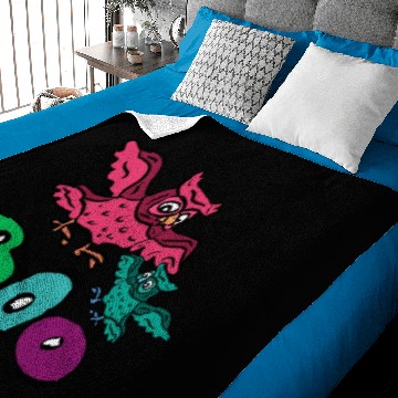 Discover colorful owl Baby Blankets