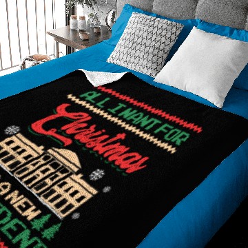 Discover holiday, reindeer, carol, design, trees Baby Blankets