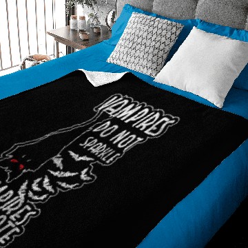 Discover Vampires Fangs Nosferatu Baby Blankets