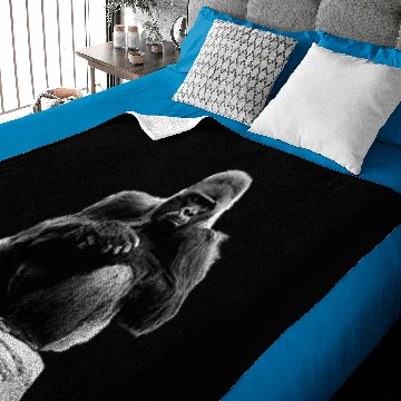Discover Silverback Gorilla Sitting on Stone Baseball Jerseys Baby Blankets