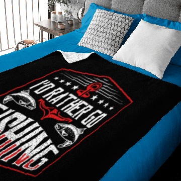 Discover Trout Fishing Baby Blankets