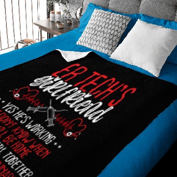Discover Emergency Room Nurse Girlfriend ER Nurse Tech Baby Blankets