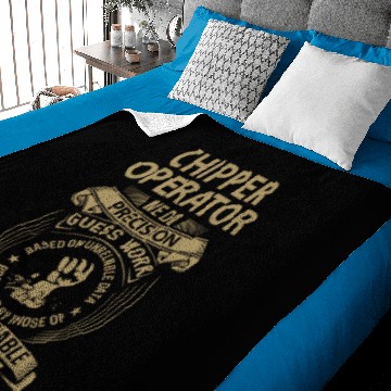 Discover Chipper Operator Baby Blankets - We Do Precision Gift It