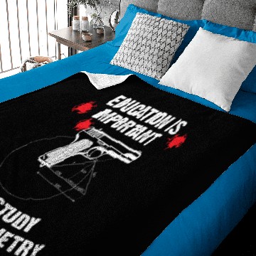 Discover I Study Triggernometry Gun Education 2Nd Amendment Baby Blankets