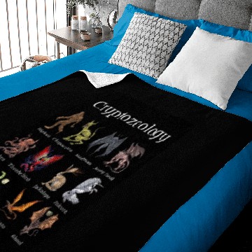 Discover Cryptozoology Cryptid Creatures Baby Blankets