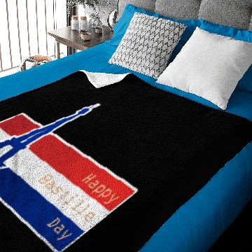 Discover Bastille Day Eiffel Tower Baby Blankets