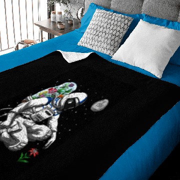 Discover Space Astronaut Environmentalist Baby Blankets