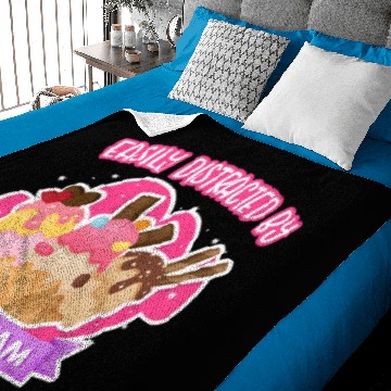 Discover Ice Cream Cone Easily Distracted Baby Blankets