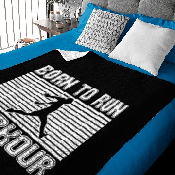 Discover born to run parkour Baby Blankets