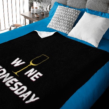 Discover Wine Wednesday Baby Blankets