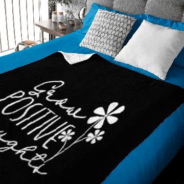 Discover Grow Positive Thoughts Baby Blankets