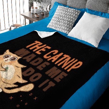 Discover Catnip high cat quote Baby Blankets