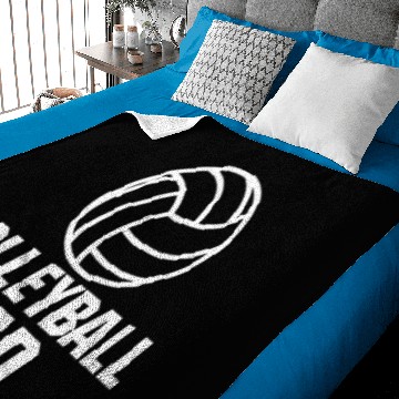 Discover Volleyball Dad Baby Blankets