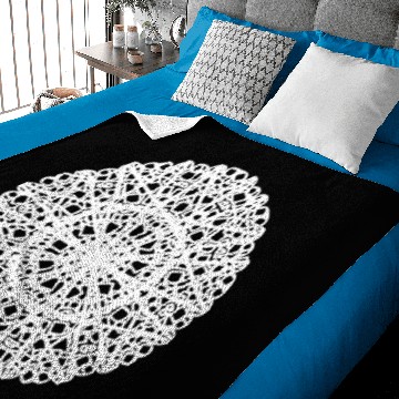 Discover Geometric Floral Mandala Round Pattern Shape Baby Blankets