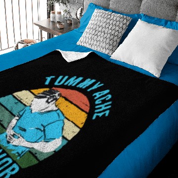 Discover Vintage Tummy Ache Survivor Baby Blankets