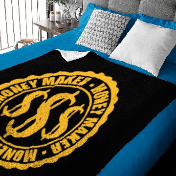 Discover Stamp Dollar Money Maker Baby Blankets