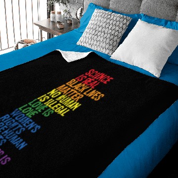 Discover Kindness is everything LGBTQ+ Pride Baby Blankets