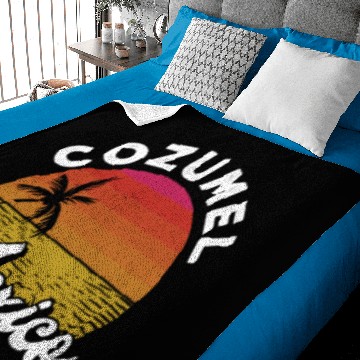 Discover Cozumel Mexico Sunset Baby Blankets