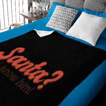 Discover Santa I know him Baby Blankets