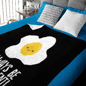Discover Always Be Eggcelent Breakfast Fried Egg Baby Blankets
