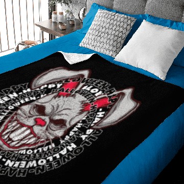 Discover Bad Bunny Halloween Baby Blankets