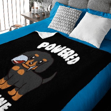 Discover Dachshund Powered By Wine Baby Blankets