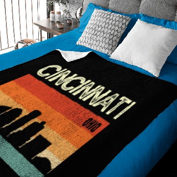 Discover Cincinnati Ohio Baby Blankets