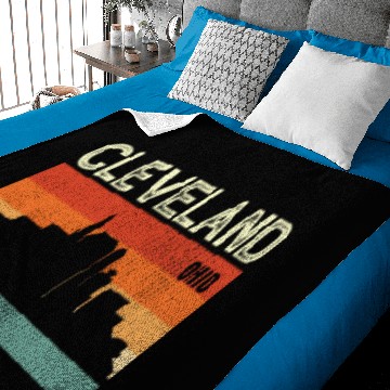 Discover Cleveland Ohio Baby Blankets