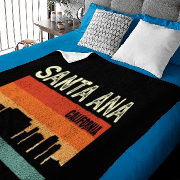 Discover Santa Ana California Baby Blankets