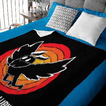 Discover Funny Cryptid Live Laugh Lurk Mothman Baby Blankets