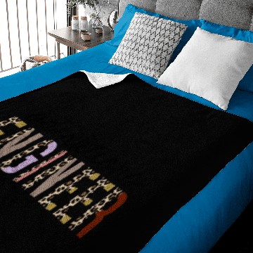 Discover Operations engineer Leopard Print Funny Baby Blankets