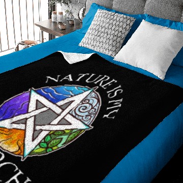 Discover Nature Is My Church Baby Blankets