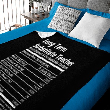 Discover Long Term Substitute Teacher Baby Blankets - Nutritional