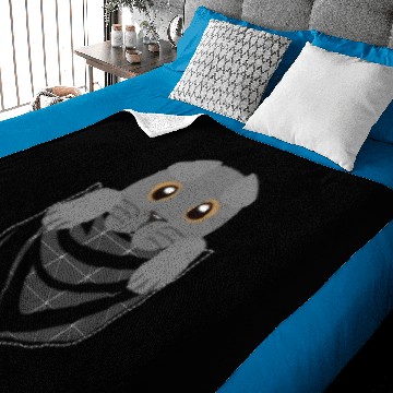 Discover Scottish Fold Cat Pocket Graphic Baby Blankets