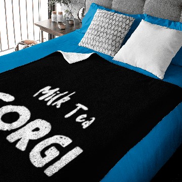 Discover Milk Tea Corgi - Dogs Baby Blankets