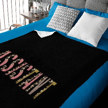 Discover Program Assistant Leopard Print Funny Baby Blankets