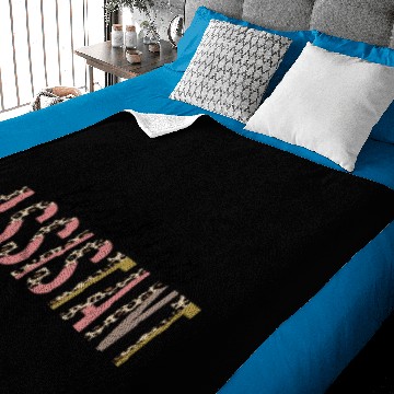 Discover Teaching Assistant Leopard Print Funny Baby Blankets