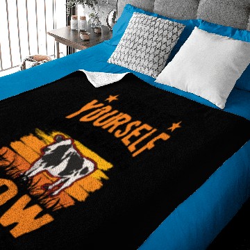 Discover Always Be Yourself Unless You Can A Cow Baby Blankets