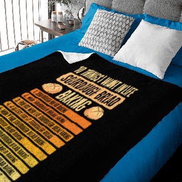 Discover Sourdough Bread Baking Foodie Baker Cooking Baby Blankets