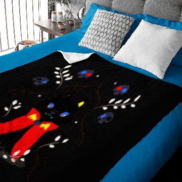 Discover Vampire cat Baby Blankets
