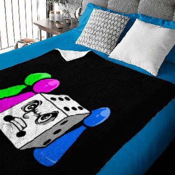 Discover Board Game Angry Dice Baby Blankets