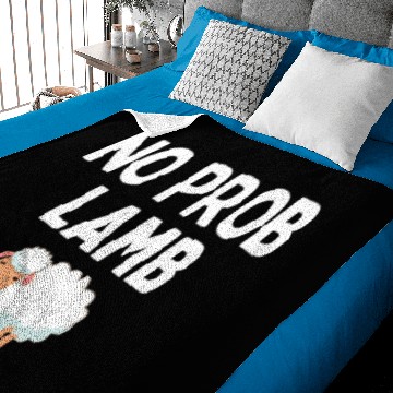 Discover Funny Ignoring Problems Lamb Graphic Sarcastic Baby Blankets