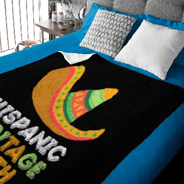 Discover Hispanic Heritage Month Skull Hat Baby Blankets