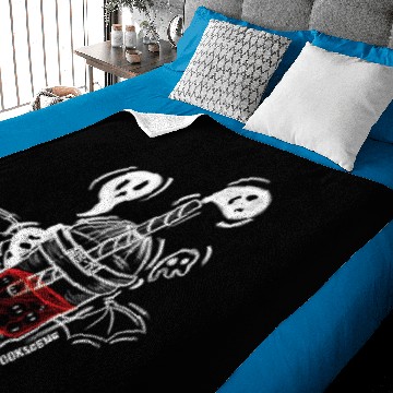 Discover Bubble Ghost Milk Tea Horror Scary Halloween Baby Blankets