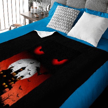 Discover Hallwoeen ghost town Baby Blankets