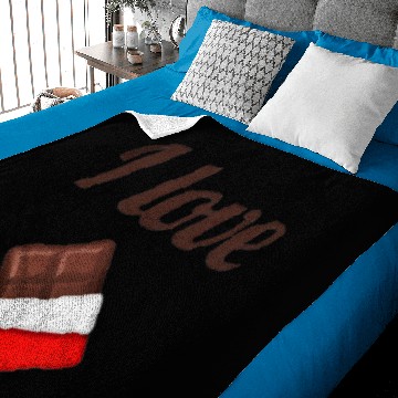 Discover I love chocolate Baby Blankets
